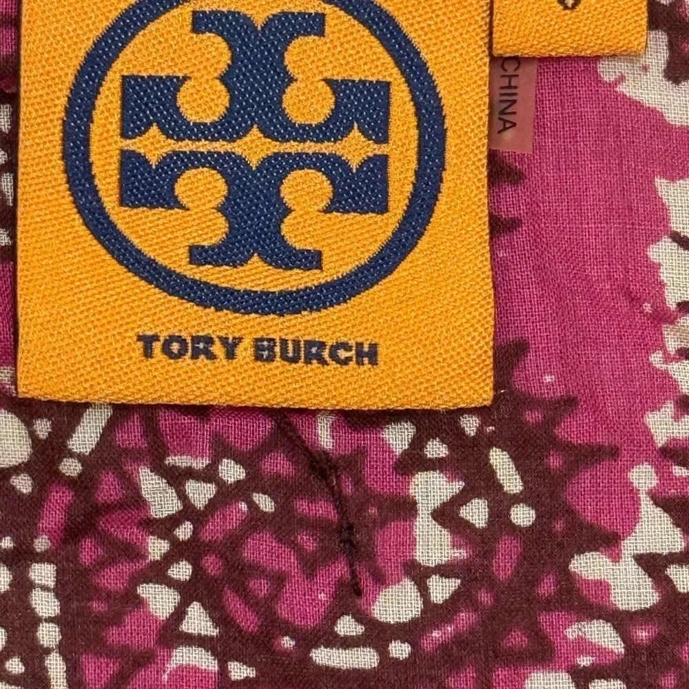 TORY BURCH Pink Paisley Long Sleeve Top